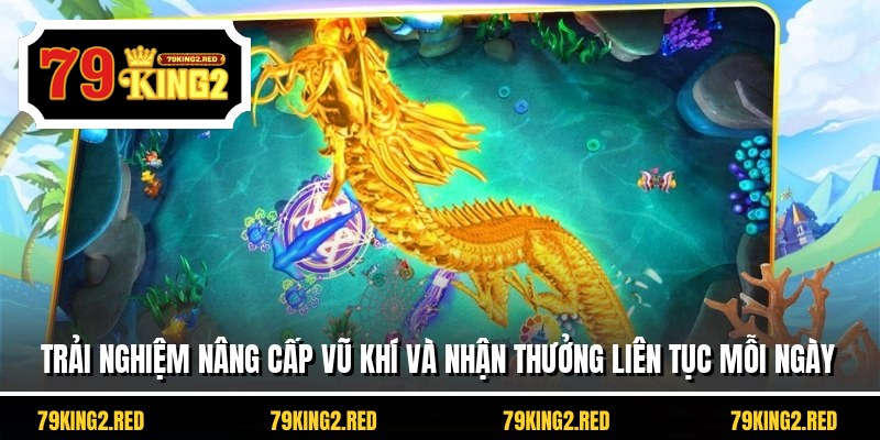 Trải nghiệm nâng cấp vũ khí và nhận thưởng liên tục mỗi ngày